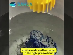 Resina epóxi em chapas de aço